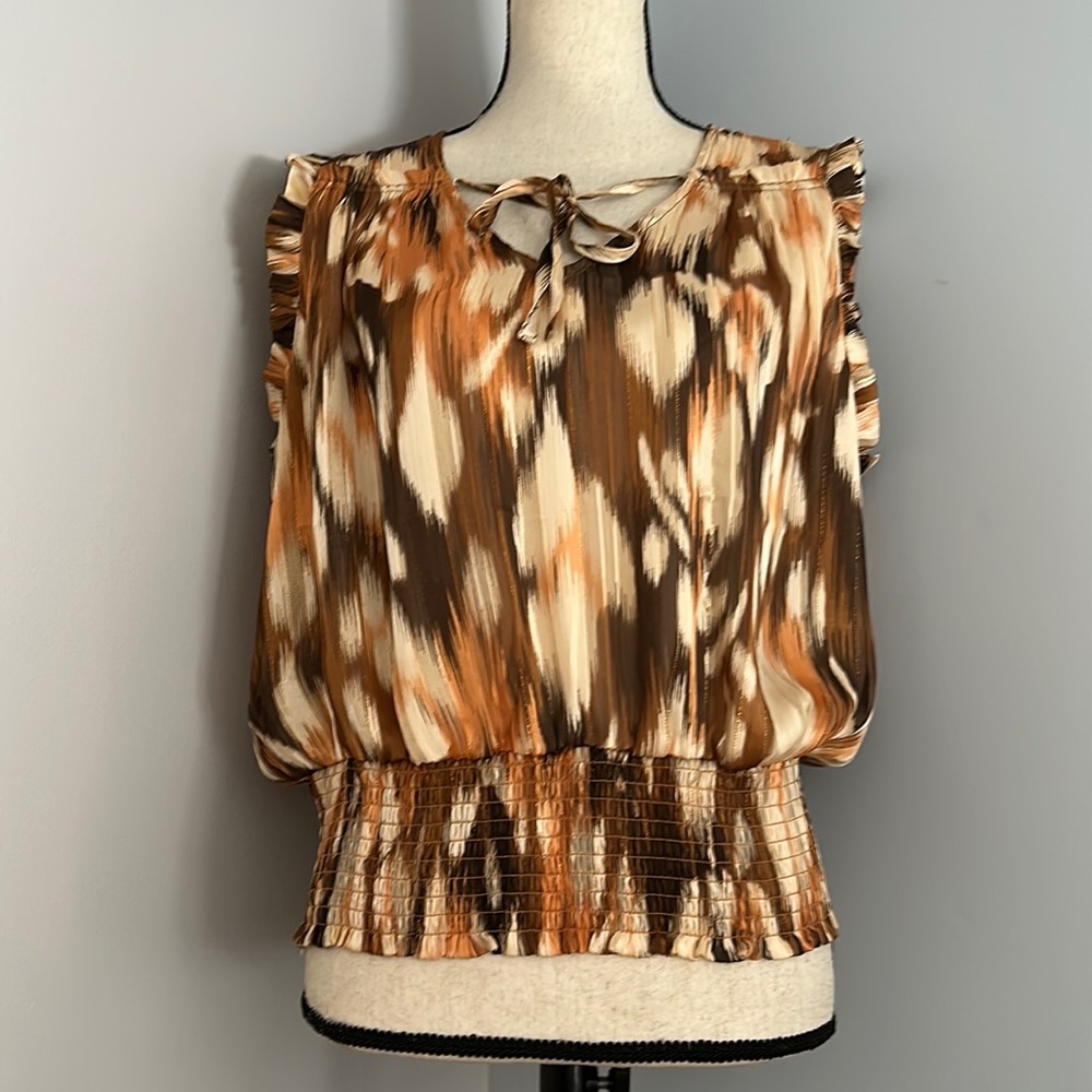 Rachel Roy Sleeveless Multicolored Top